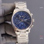 Copy Longines Master Collection Moonphase Deep Blue Face 40MM Watch